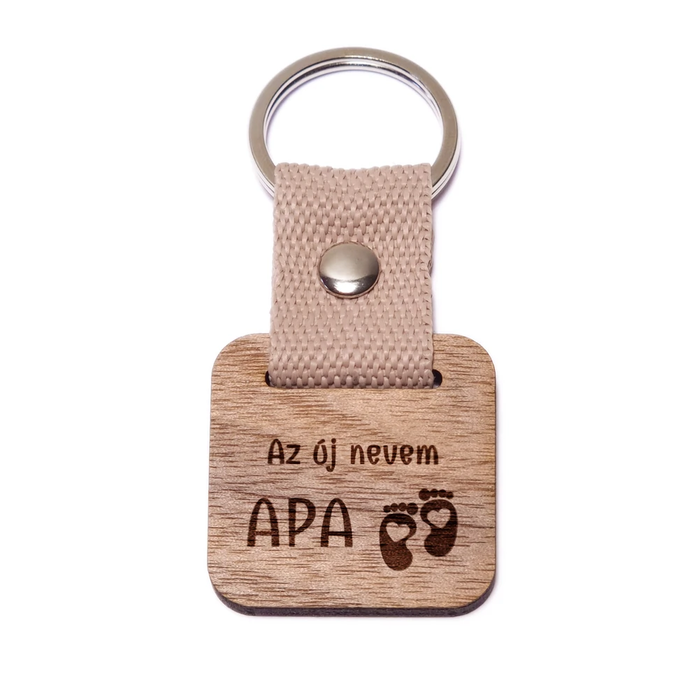 Az új nevem APA fa kulcstartó