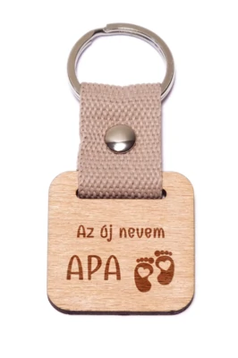 Az új nevem APA fa kulcstartó