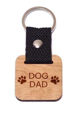 Dog Dad fa kulcstartó (1)