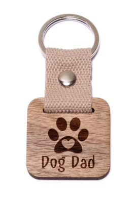 Dog Dad fa kulcstartó (2)
