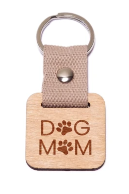 Dog Mom fa kulcstartó (3)
