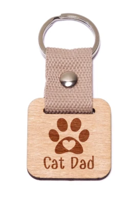Cat Dad fa kulcstartó (2)