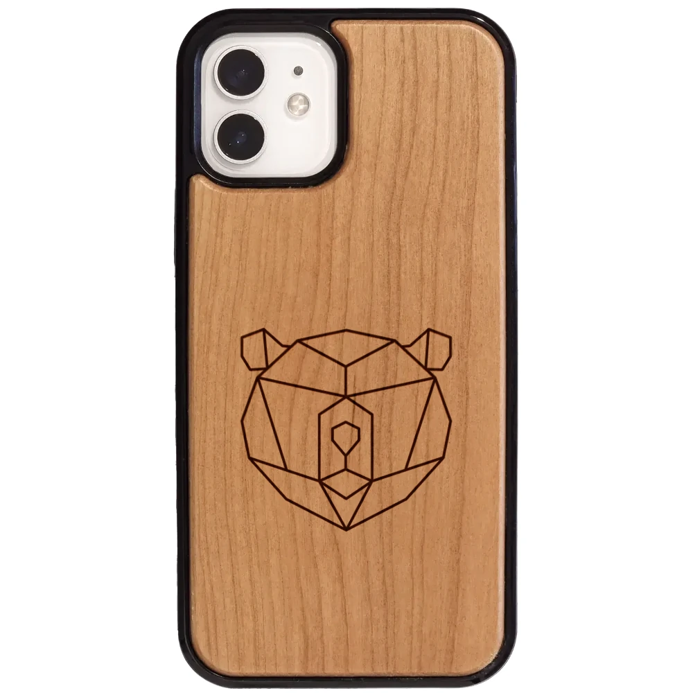 Geometric bear - iPhone fa telefontok